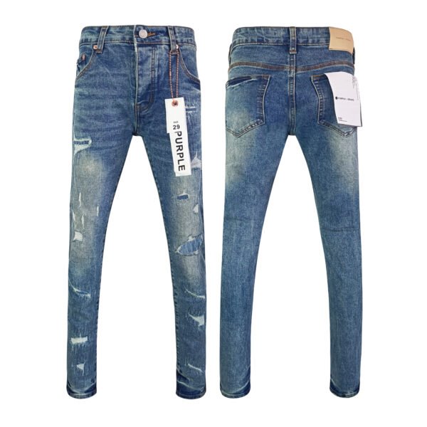 1 (3) New Arrival Designer Purple Brand Men's Jeans(XH16-20)
