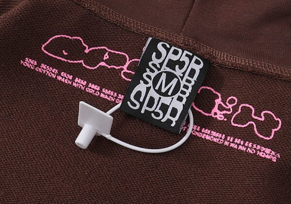 Young Thug Sp5der 55555 Foam Printed Jordan Clarksons Same Size Weight Cotton Hoop Loose Hoodie Sweatshirt（8203）