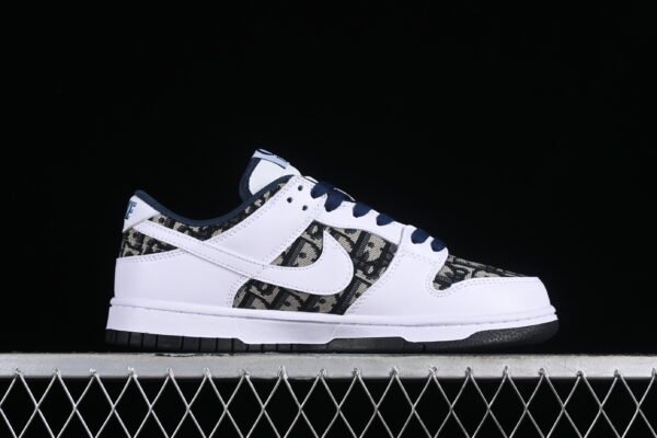 Nk SB Dunk Low Dior Anniversary High end Customized Low cut Casual Board Shoes（DR9158-007）