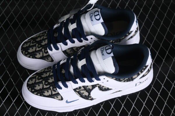 Nk SB Dunk Low Dior Anniversary High end Customized Low cut Casual Board Shoes（DR9158-007）