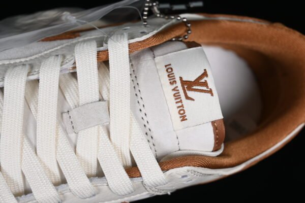 Nk SB Dunk Low LV Collaboration - Chocolate Anniversary High end Customized Low cut Casual Board Shoes（FC1688-133）