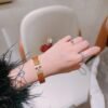 HERMES Enamel bracelet (Hl54B40)