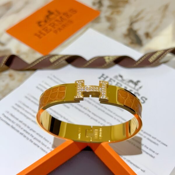 HERMES Enamel bracelet (Hl54B40)