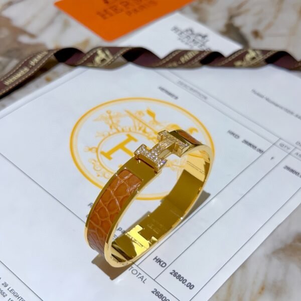 HERMES Enamel bracelet (Hl54B40)