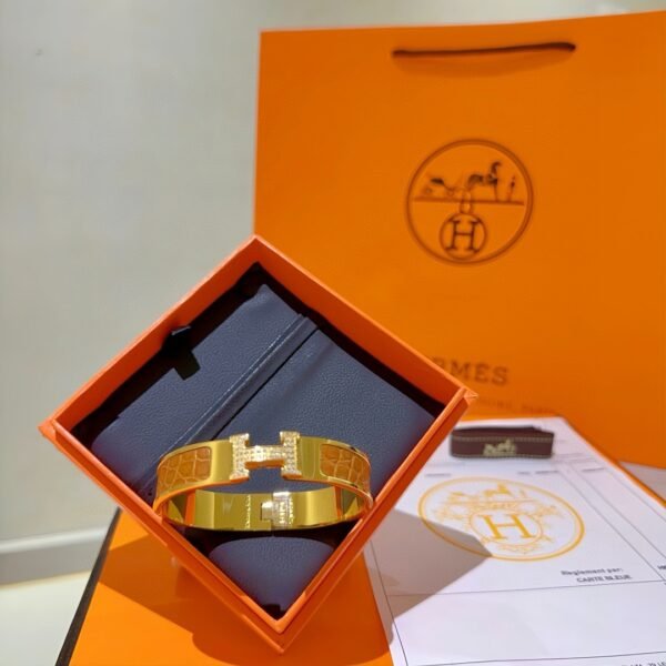 HERMES Enamel bracelet (Hl54B40)