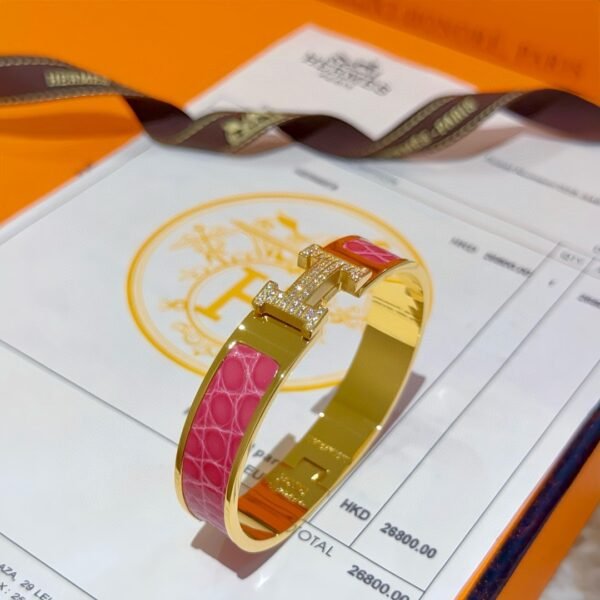 HERMES Enamel bracelet (Hl54B40)