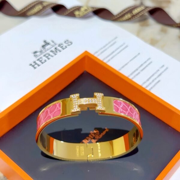 HERMES Enamel bracelet (Hl54B40)