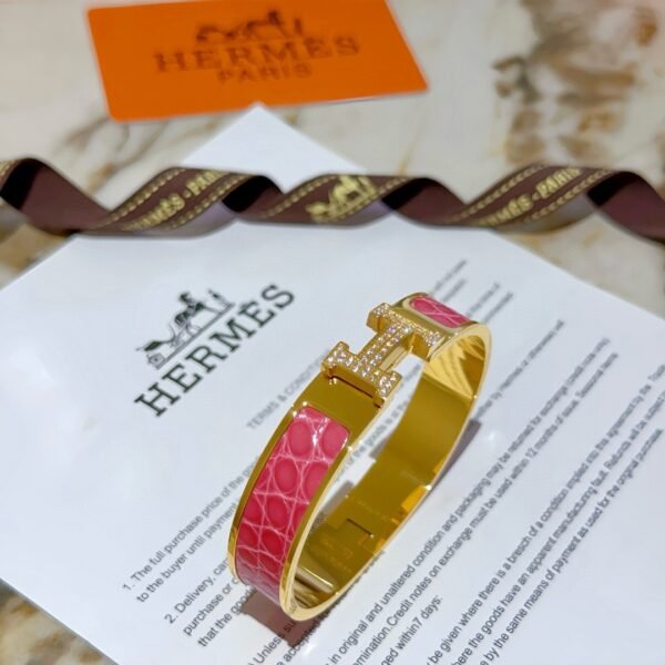 HERMES Enamel bracelet (Hl54B40)
