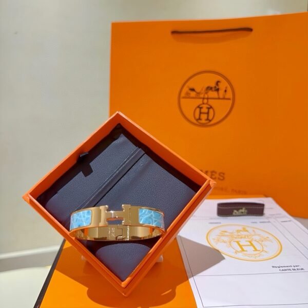 HERMES Enamel bracelet (Hl65B40)
