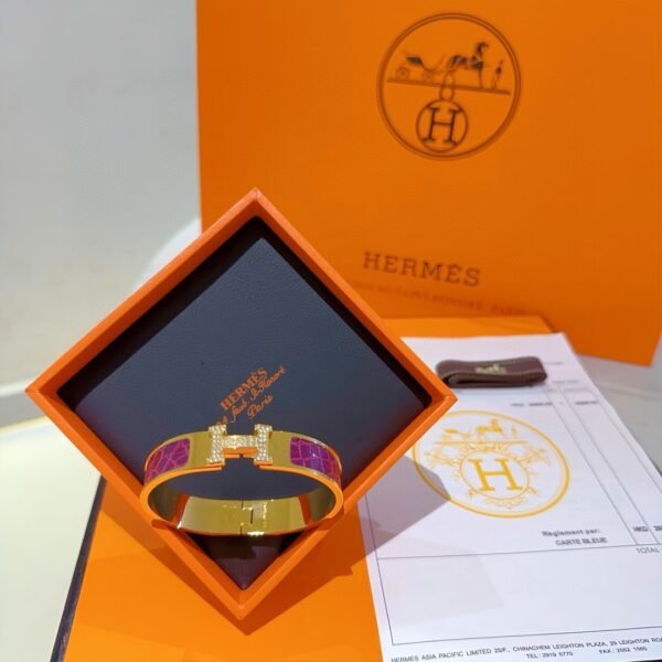 HERMES Enamel bracelet (Hl65B40)