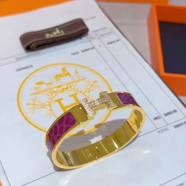 HERMES Enamel bracelet (Hl65B40)