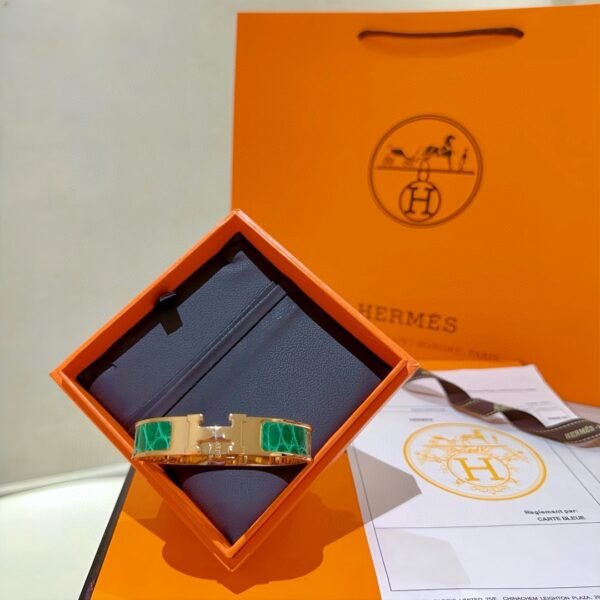 HERMES Enamel bracelet (Hl65B40)