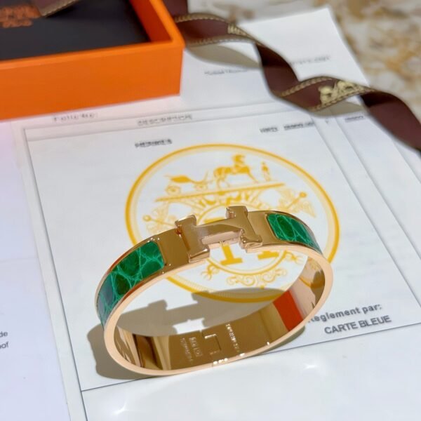 HERMES Enamel bracelet (Hl65B40)