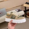 PRADA Downtown leather sneakers（109LZ118031）