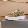 PRADA Downtown leather sneakers（109LZ118031）