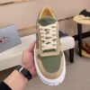 PRADA Downtown leather sneakers（109LZ118031）
