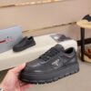 PRADA Downtown leather sneakers（109LZ121031）