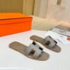 Hermes high-end sheepskin classic flat bottomed women's slippers (85LZ14-9-3)