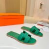 Hermes high-end sheepskin classic flat bottomed women's slippers (85LZ14-9-3)