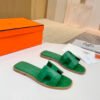 Hermes high-end sheepskin classic flat bottomed women's slippers (85LZ14-9-1)