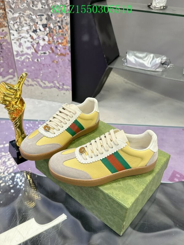 GUCCI new German training genuine leather board shoes retro dirty shoes（85LZ155030）Men