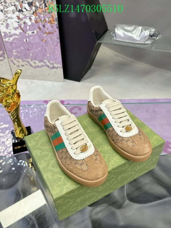GUCCI new German training genuine leather board shoes retro dirty shoes（85LZ1MIX1） Men