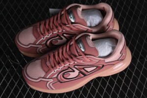 D*ior Round toe lace up lifestyle casual sports running shoes（B305）