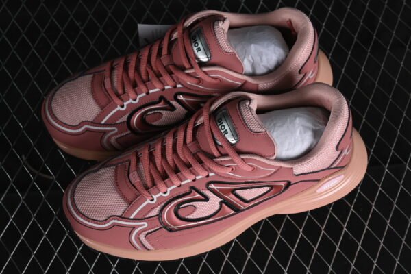 D*ior Round toe lace up lifestyle casual sports running shoes（B305）