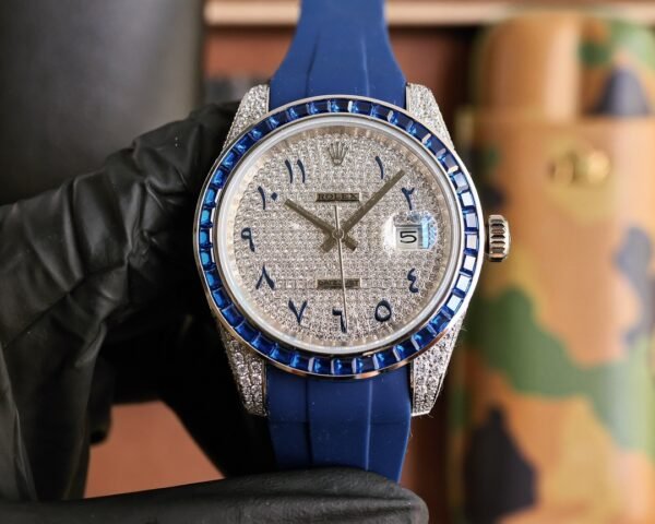 Rolex Full Diamond Rich Edition Luxurious 18k Nano Technology