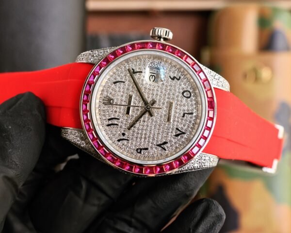 Rolex Full Diamond Rich Edition Luxurious 18k Nano Technology